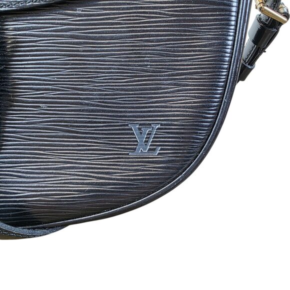 Louis Vuitton Jeune Fille Epi Shoulder Bag Black Leather Crossbody Gold Hardware - Picture 3 of 16